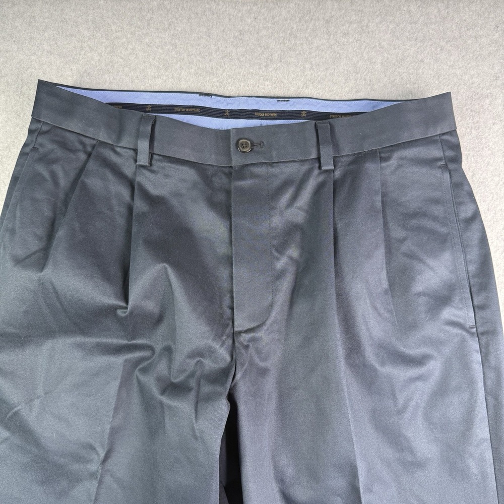 Brooks Bothers Light Weight Advantage Chino Stretch Elliot Fit Pants Men's 35x30 - Picture 2 of 11